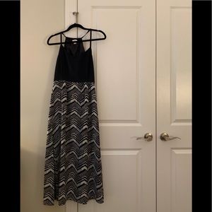 J Crew Factory Navy Maxi Dress